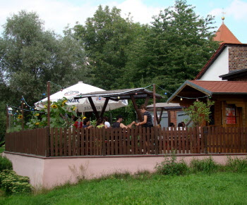 Terrasse Gasthof Stadt-Berlin